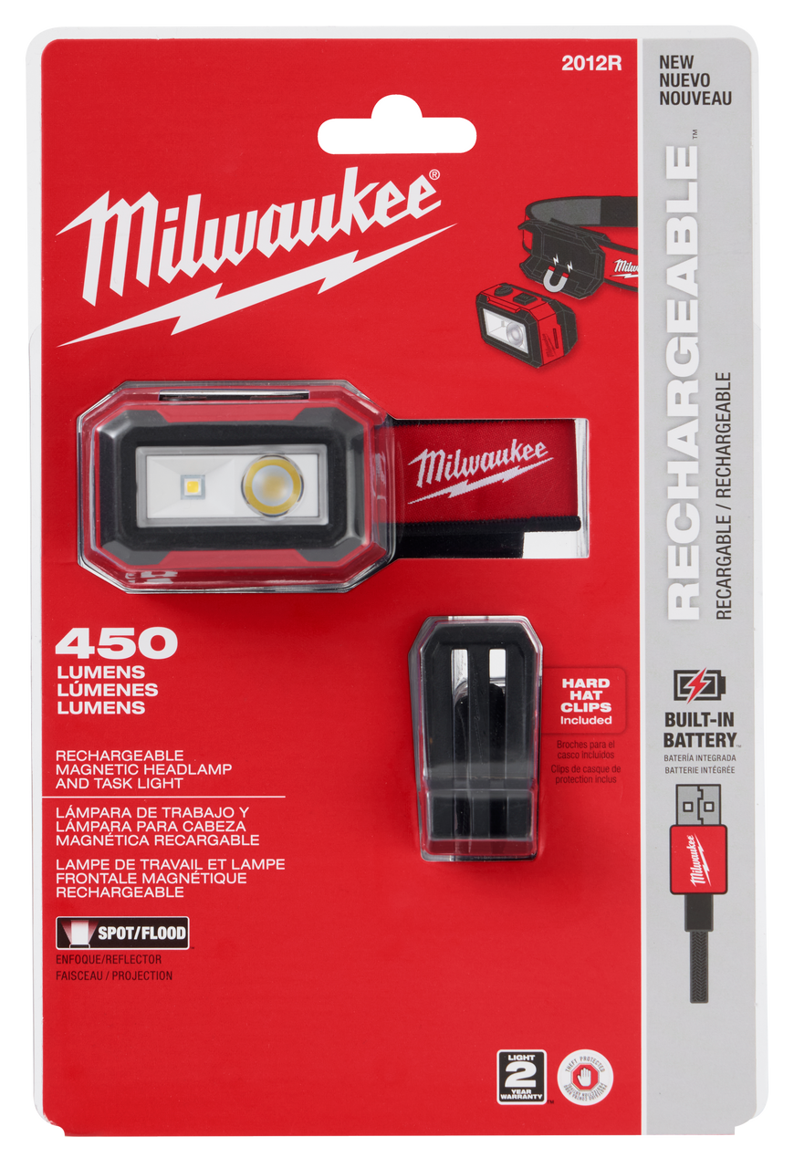 Milwaukee® Rechargeable Magnetic Headlamp And Task Light Fashion