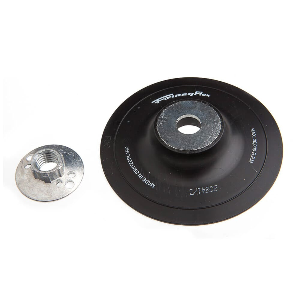 Backing Pad for Sanding Discs, 5 in x 5/8 in-11