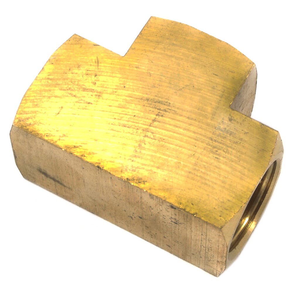 Brass Tee, 3/8 in NPT