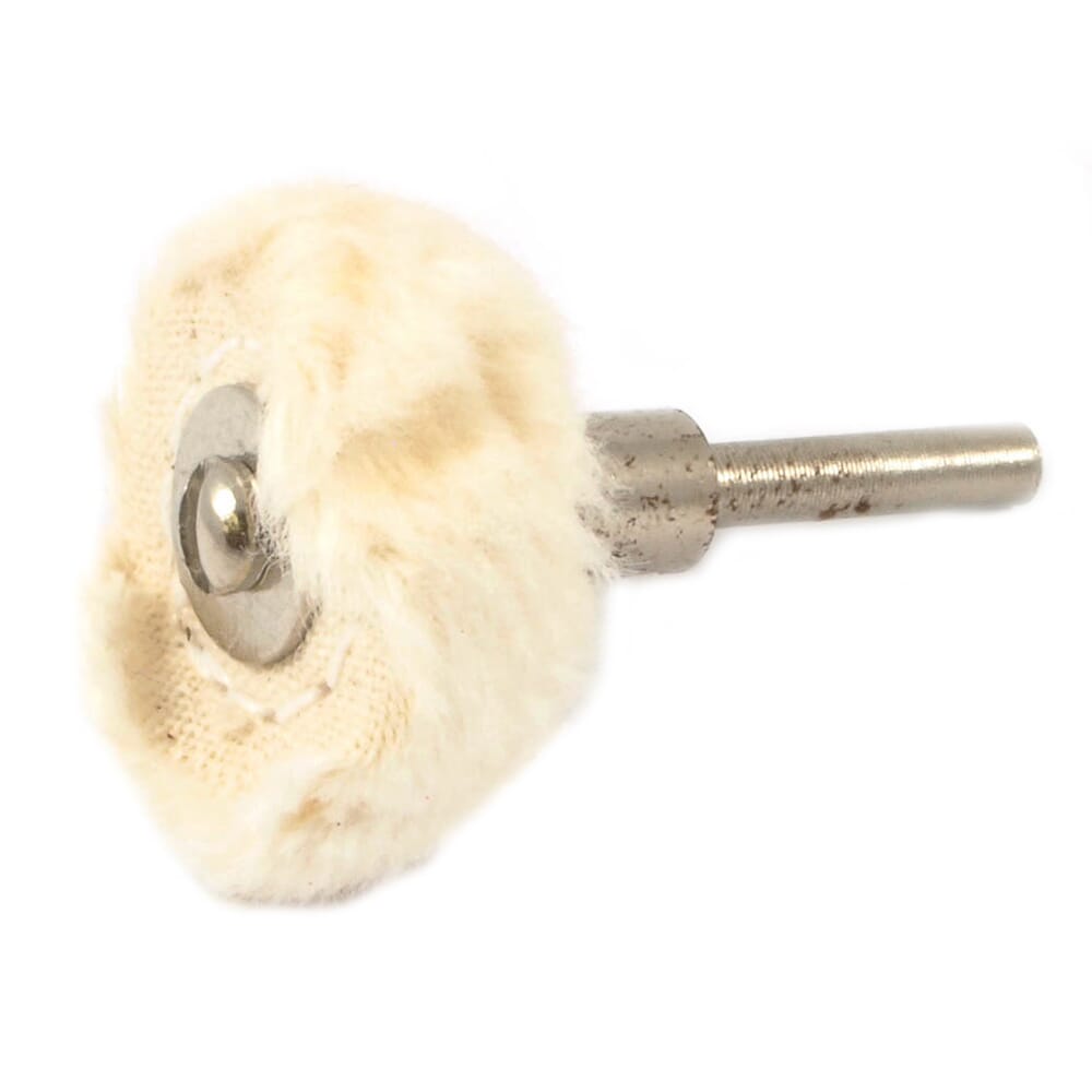 Buffing Wheel, Cotton, 1 in x 1/8 in Shaft Hot on Sale