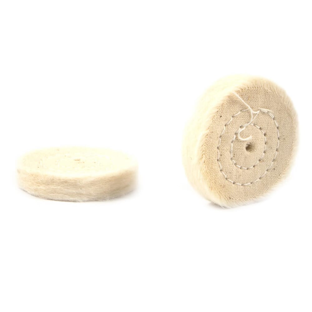 Buffing Wheel, Cotton, Replacement, 1-1/2 in (2-Pack) Supply