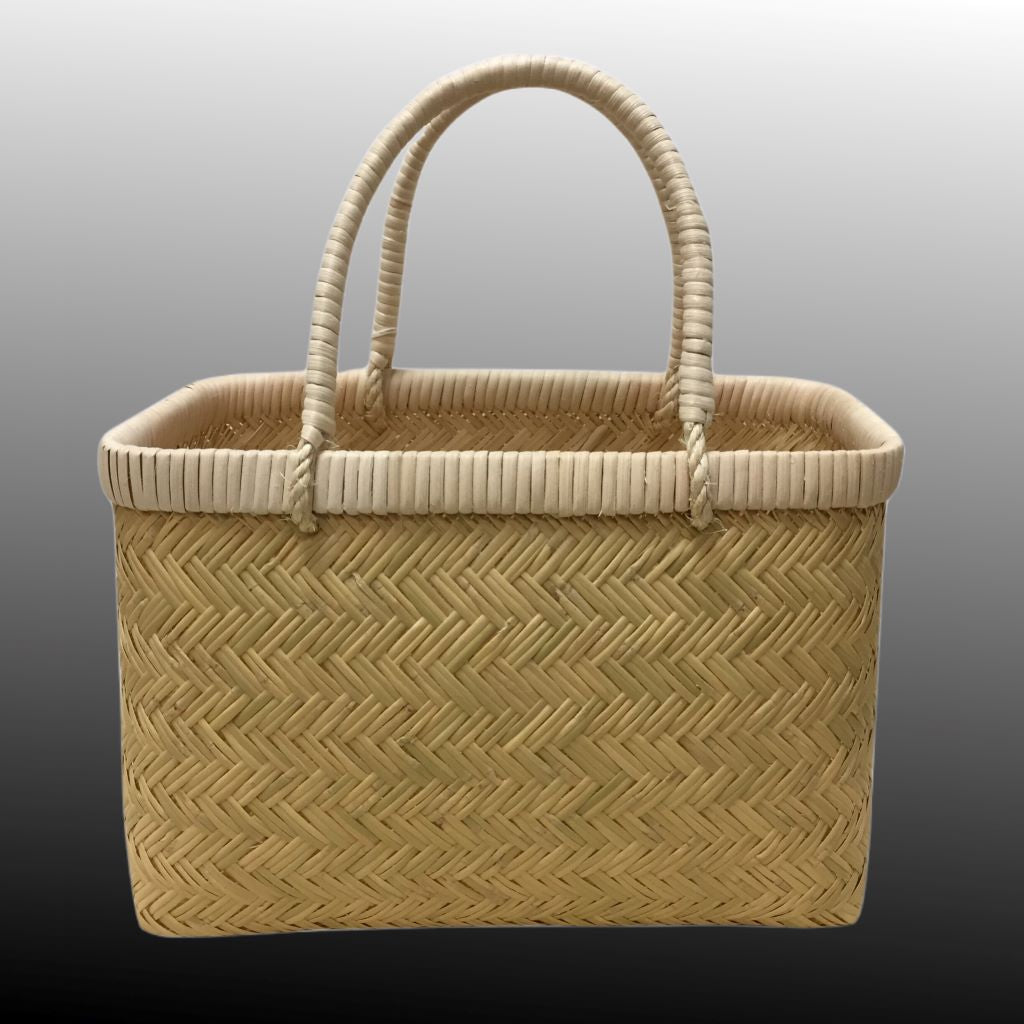 BAMBOO BASKET – ICHIBA KAGO 8×15.5×9.5 inches Online