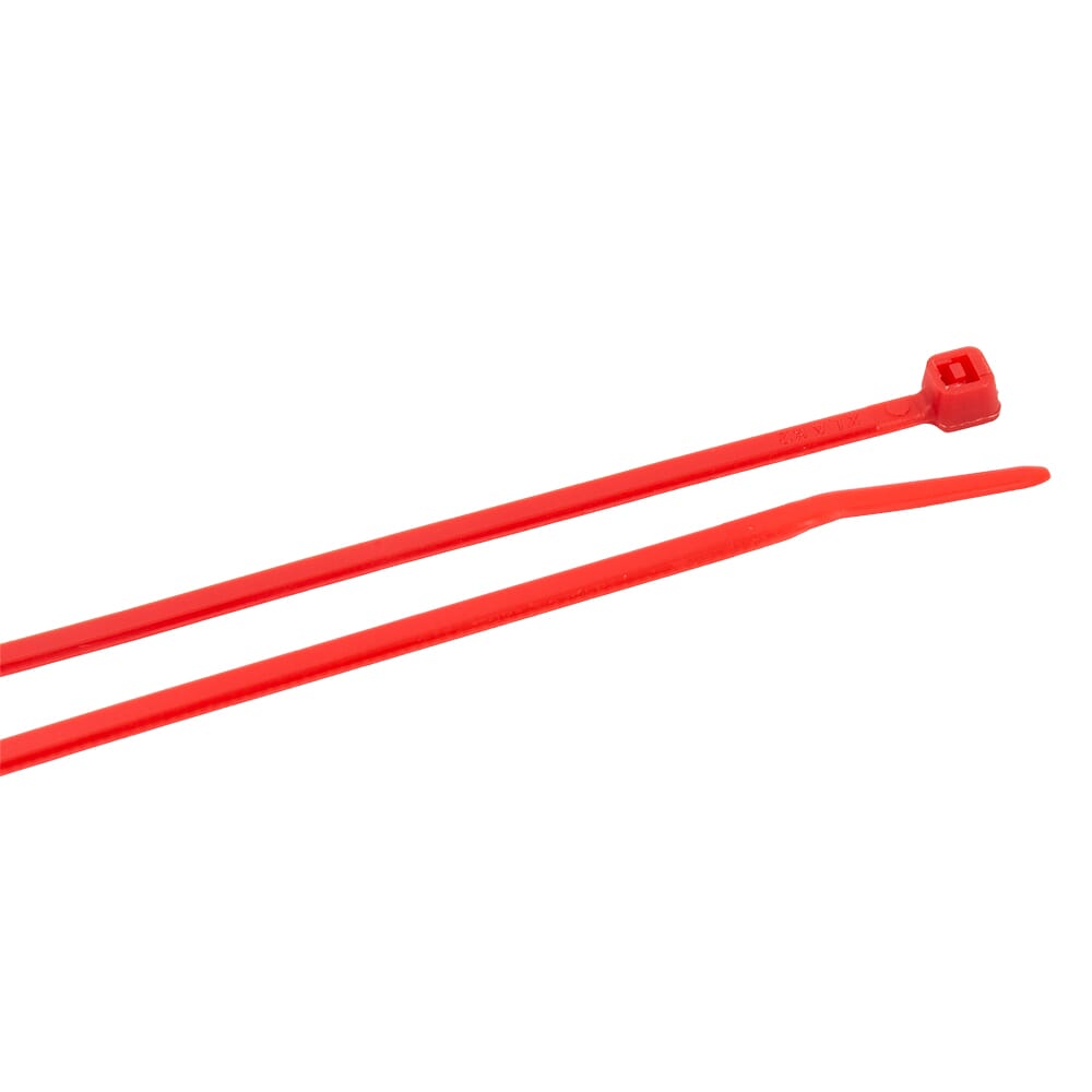 Cable Ties, 4 in Red Ultra Light-Duty, 100-Pack Fashion