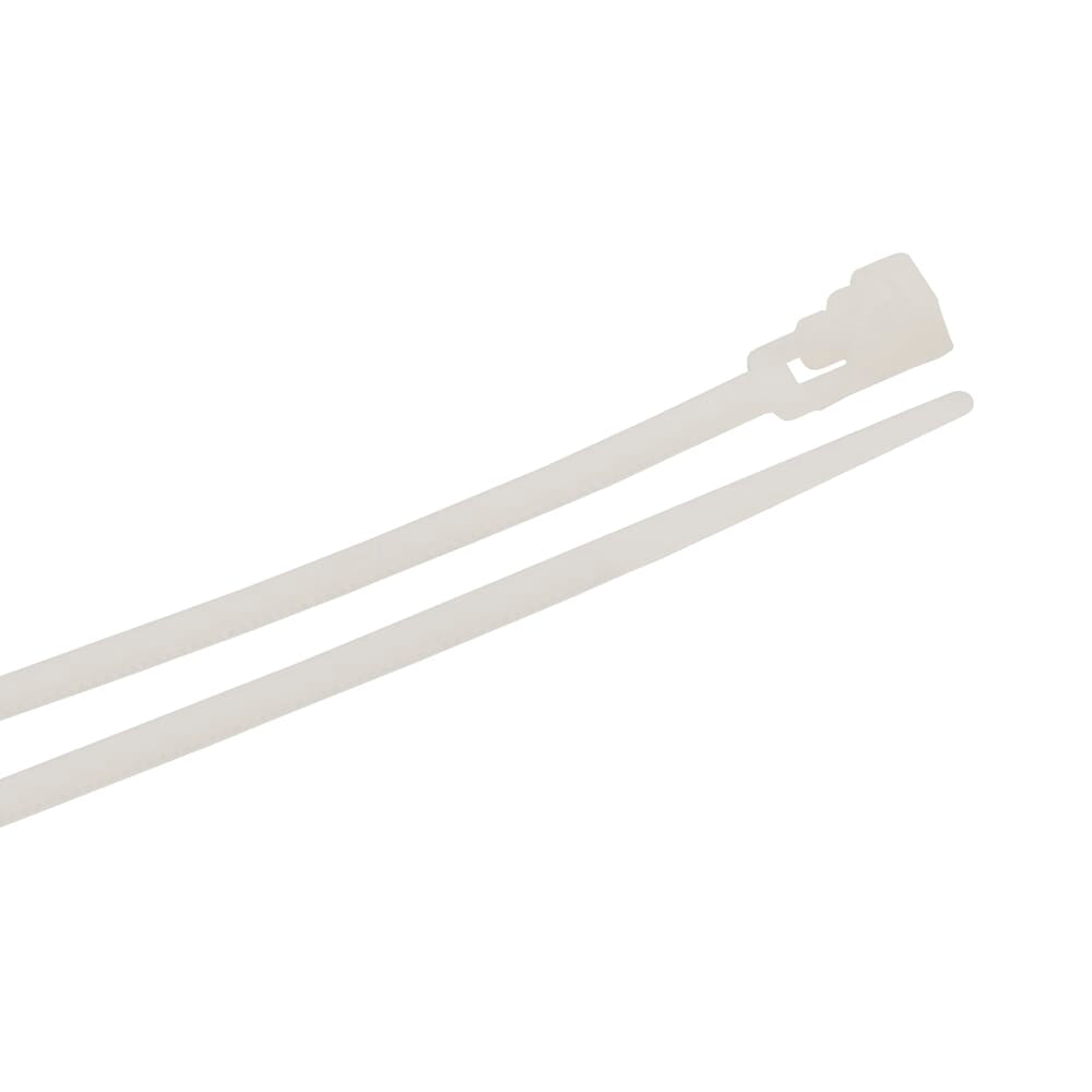 Cable Ties, 8 in Natural Releasable Standard Duty, 25-Pack Sale