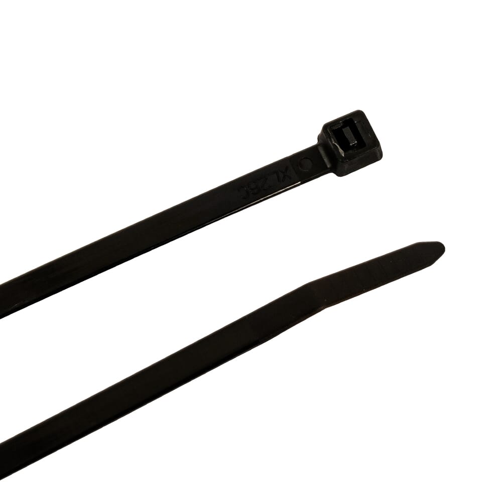 Cable Ties, 8 in Black Standard Duty, 25-Pack Fashion