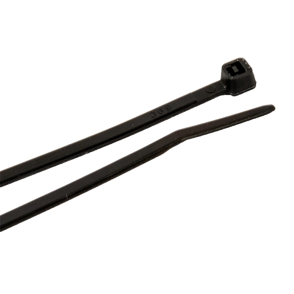 Cable Ties, 8 in Black Ultra Light-Duty, 100-Pack Discount