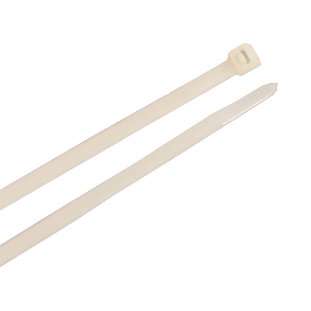 Cable Ties, 12 in Natural Standard Duty, 100-Pack Hot on Sale