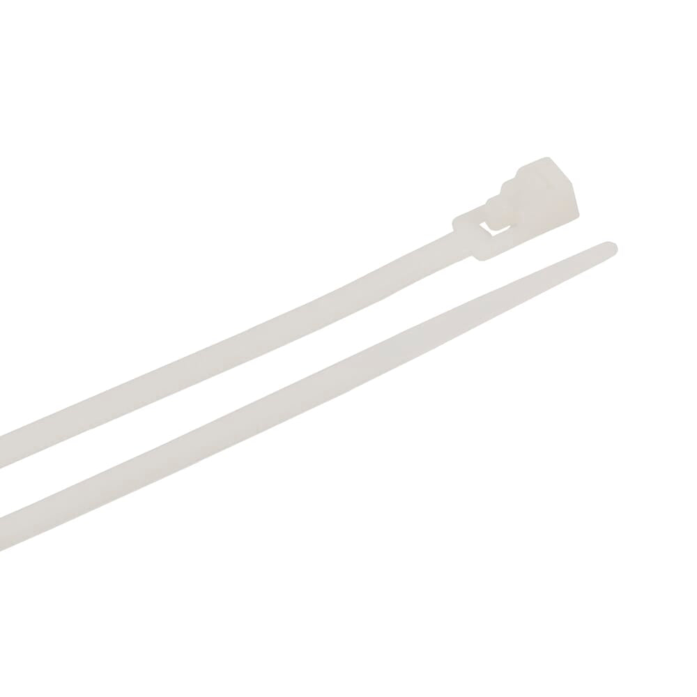 Cable Ties, 8 in Natural Releasable Standard Duty, 100-Pack Discount