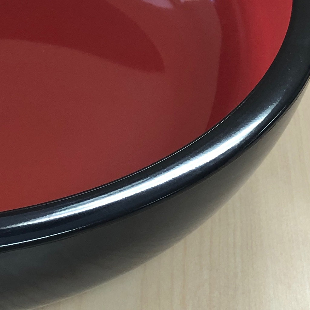 URUSHI LACQUER FINISHED LARGE SALAD BOWL