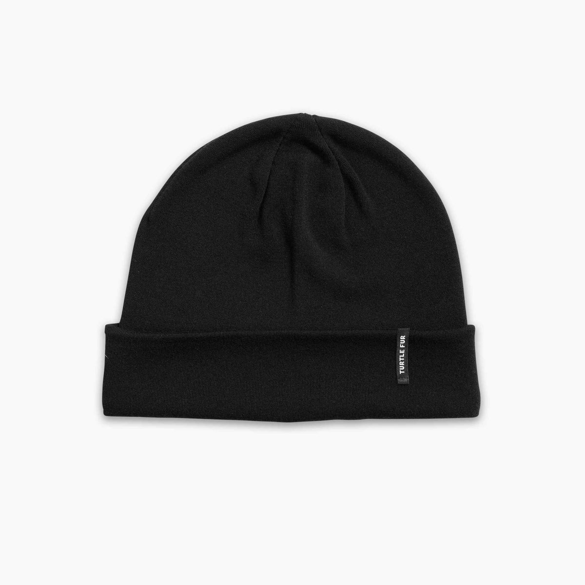 Carefree Merino Wool Watch Cap – Black