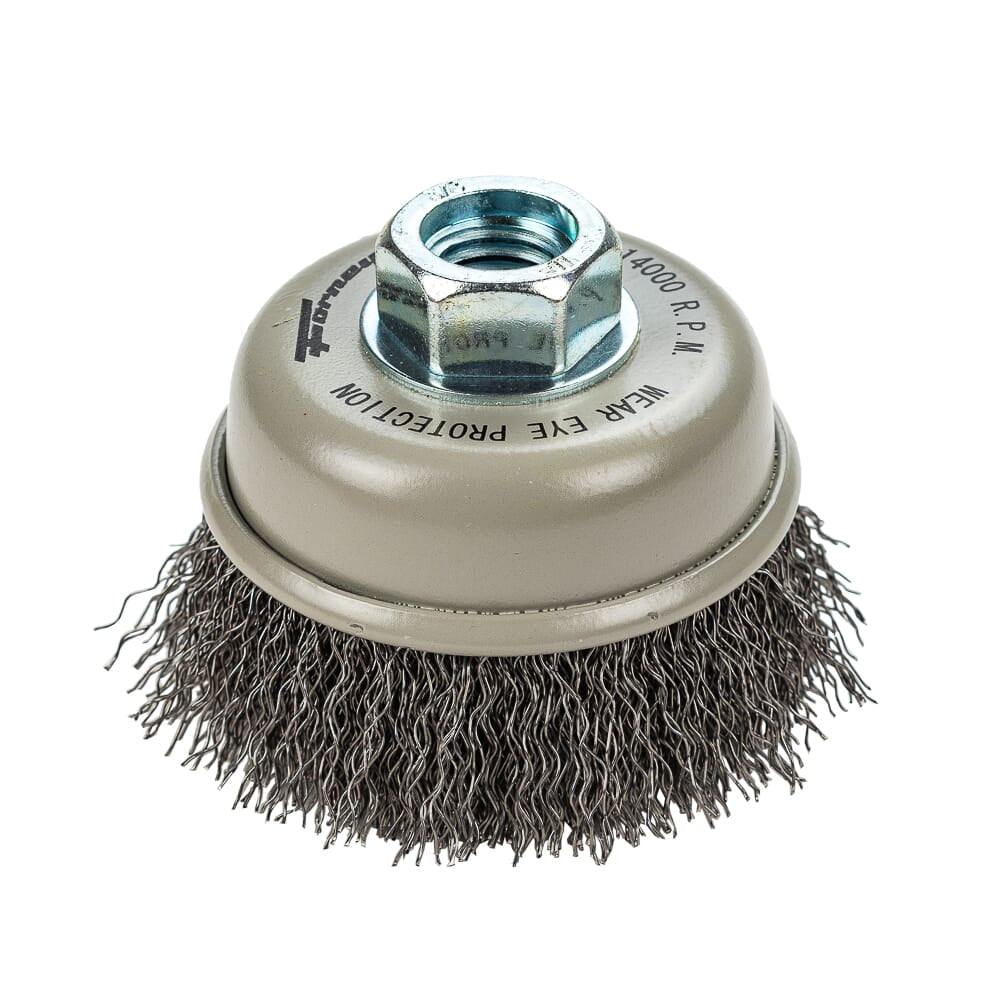 Command PRO Cup Brush, Crimped, 3 in x .014 in x 5/8 in-11 Online