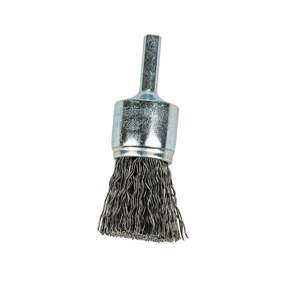 Command PRO End Brush, Crimped, 3/4 in x .020 in x 1/4 in Shank Online now