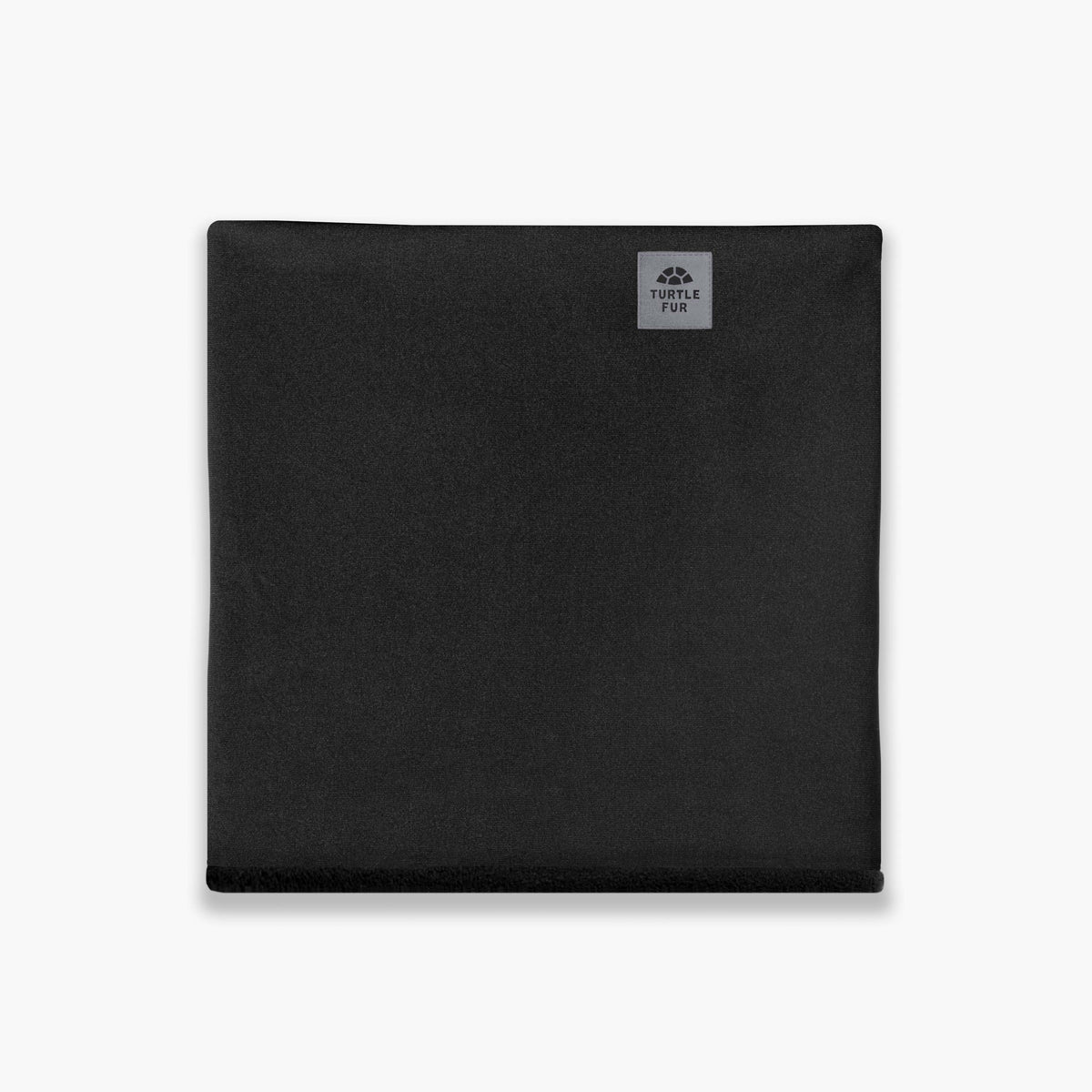 Comfort Shell Fleece Neck Warmer Lined with Micro Fur Fleece – Black