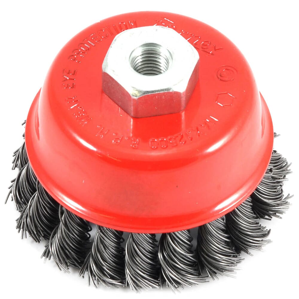 Cup Brush, Knotted, 2-3/4 in x .020 in x M10 x 1.25 Arbor Online now
