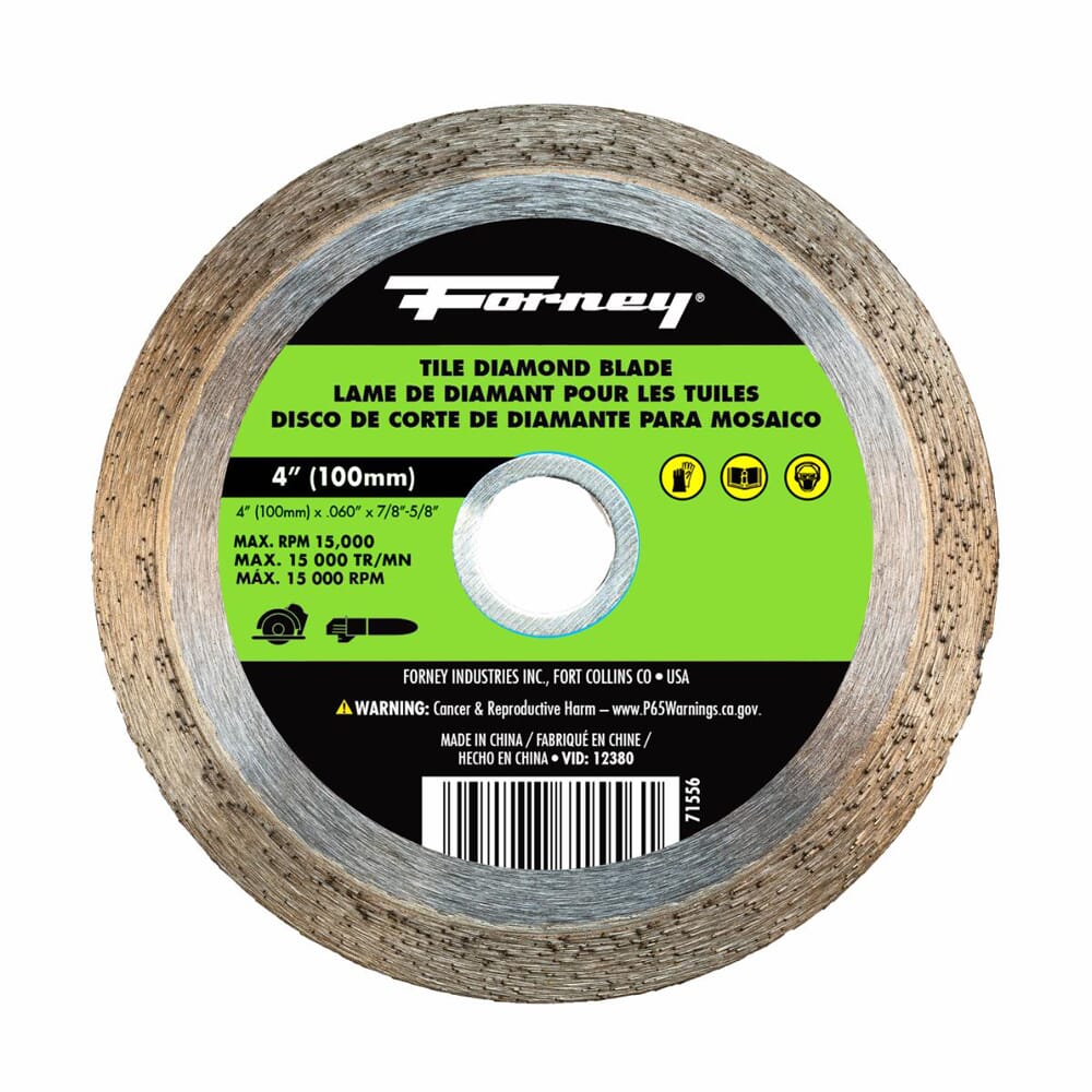 Diamond Tile Cutting Blade, 4 in Fashion