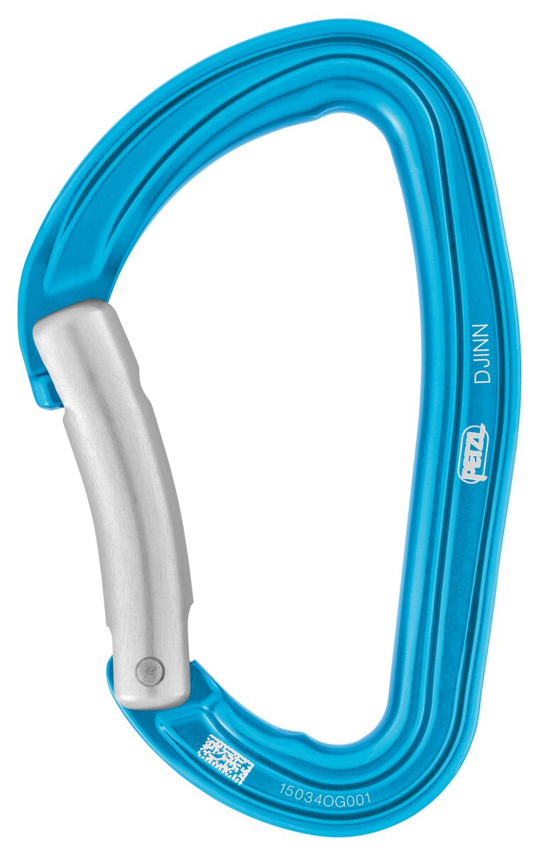 Djinn Bent Gate Carabiner Blue Hot on Sale