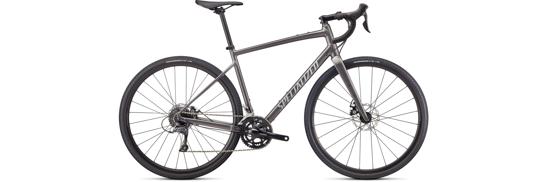Diverge E5 Bike, 61cm Satin Smoke/Cool Grey/Chrome/Clean