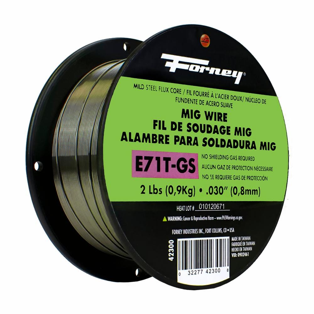 E71T-GS Self, Steel Flux-Core Welding Wire, .030 in x 2 Pound Supply