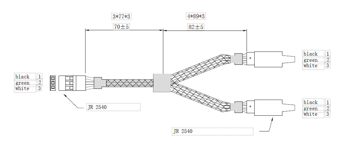 AR Proline Y Lead 152mm Servo Cable