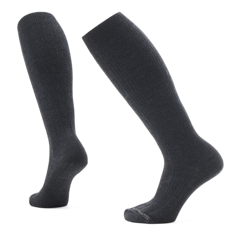 Everyday Lifestyle Cable Knee High Sock – Charcoal Supply