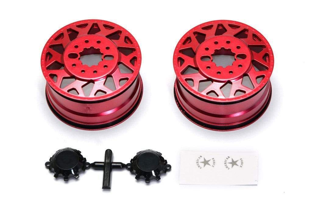 CD0601 F450 SD American Force H01 CONTRA Wheel (Red, w/ blk cap) DL-Series