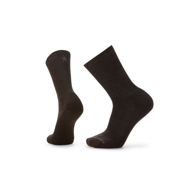 Everyday Solid Rib Crew Socks Fashion