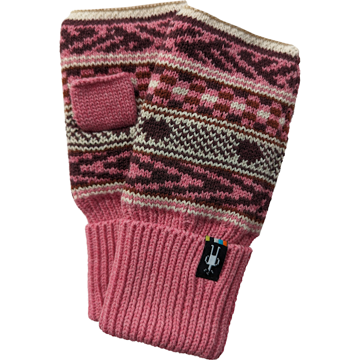 Fairisle Fleece Lined Hand Warmer – Garden Pink Discount