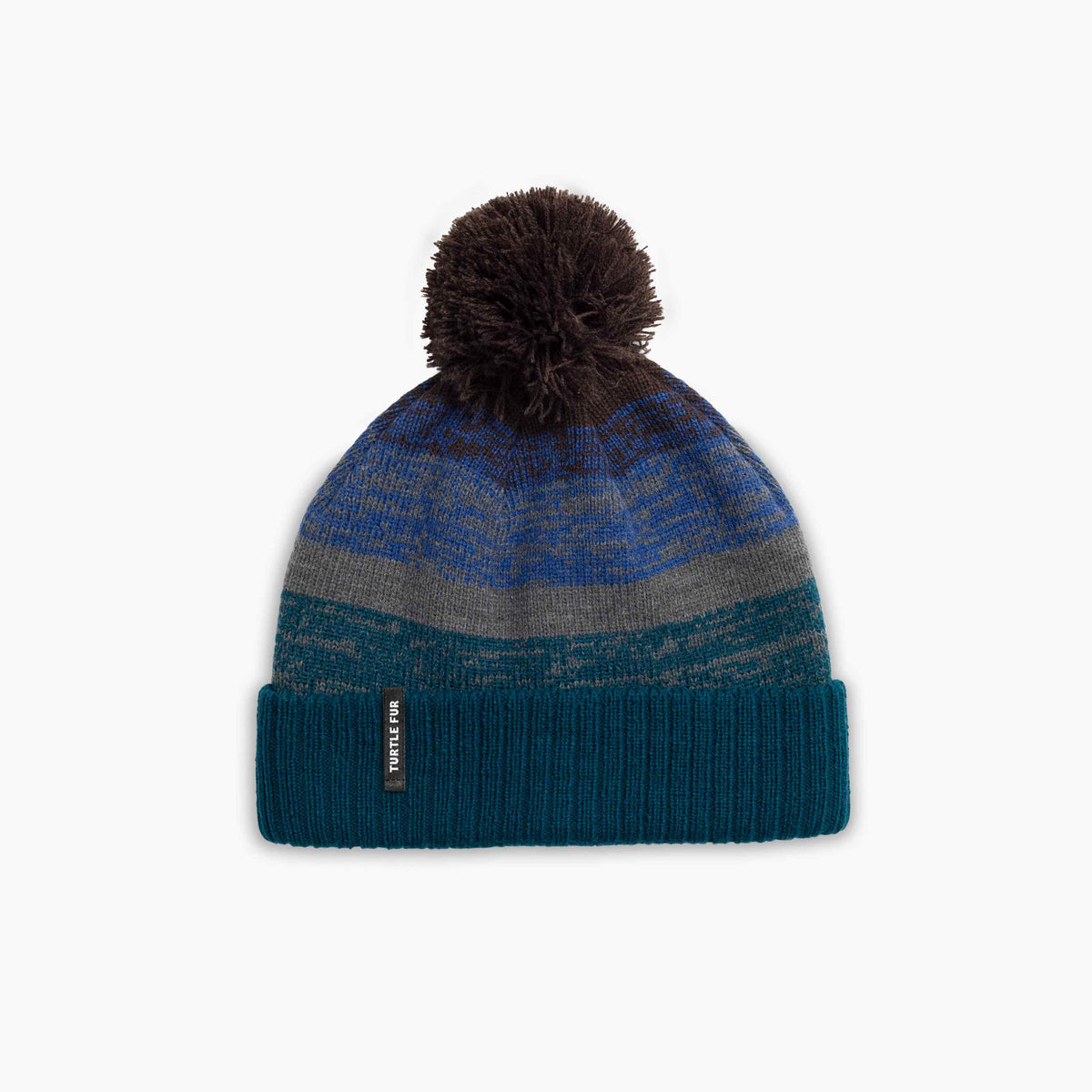 Fade Pom Beanie – Dark Teal