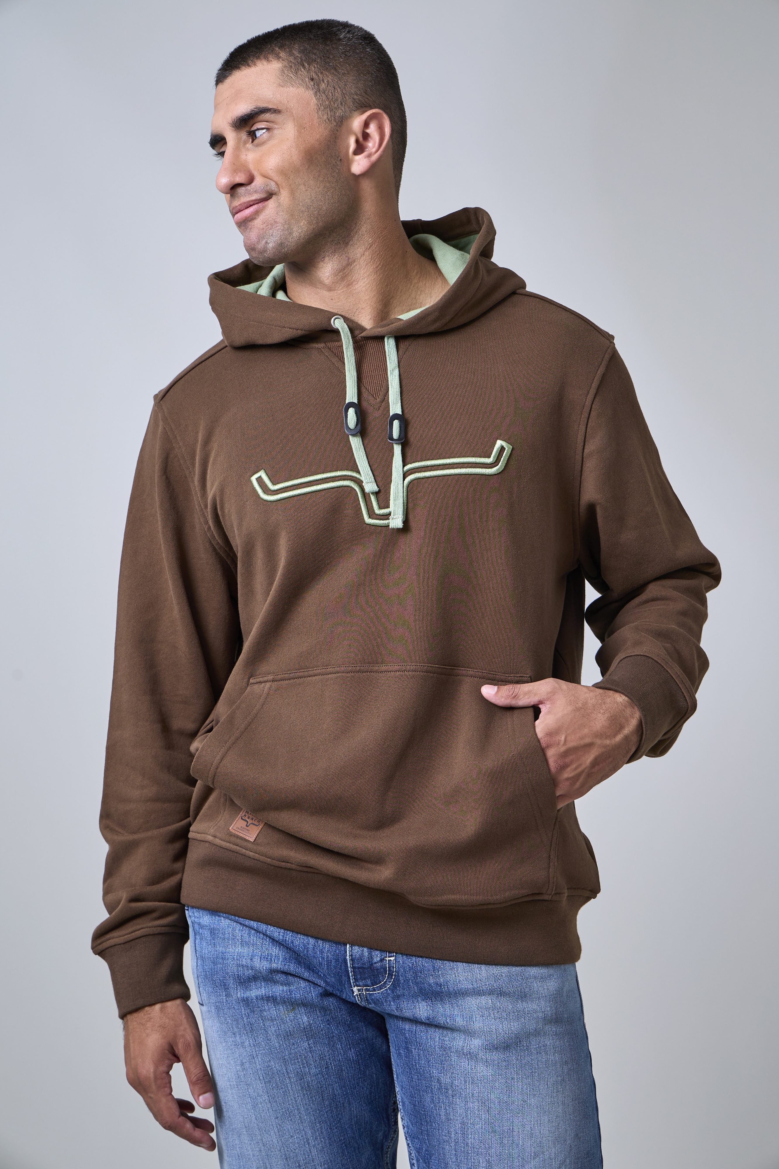 Fast Talker Hoodie – Brown Online