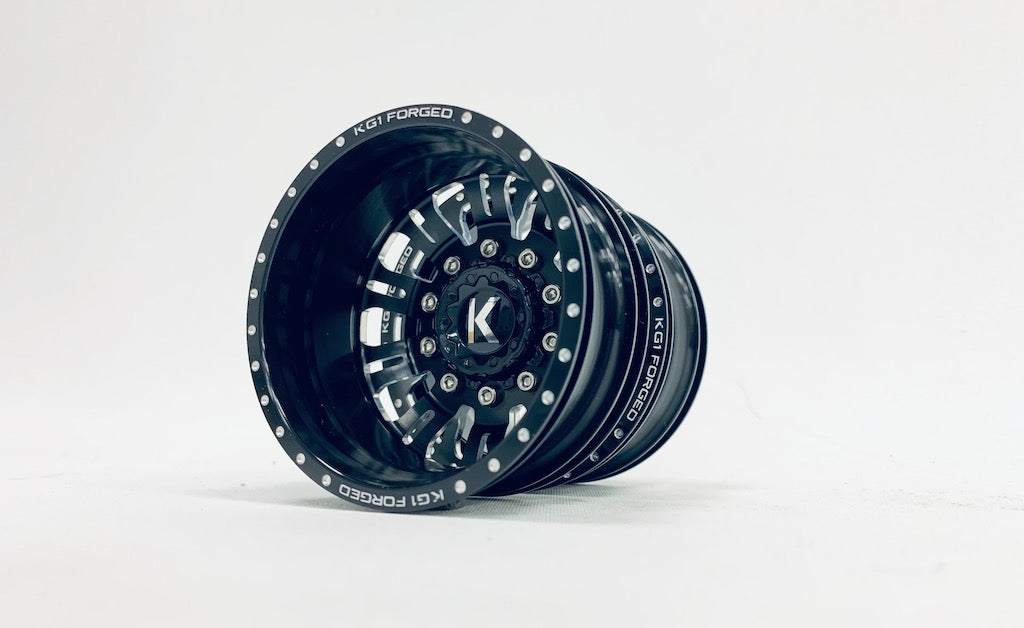 CKD0601 KG1 KD004 DUEL CNC Metal Front Dually Wheel (2 pcs, w/cap. decal & screws)