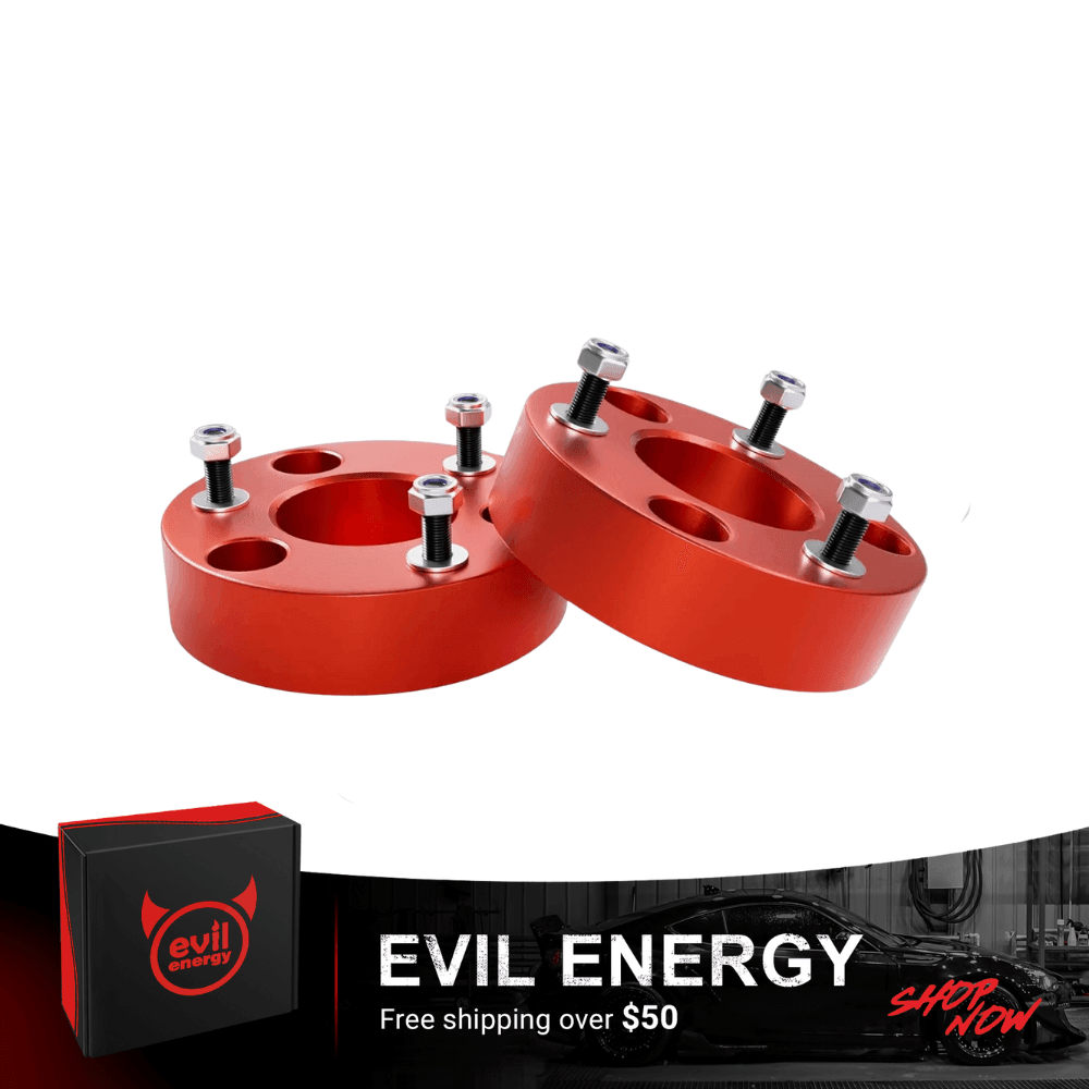 EVIL ENERGY Front Wheel Spacers for 2004-2023 F150 2WD 4WD-Suspension Forged Strut Spacers (2-3 Inch)