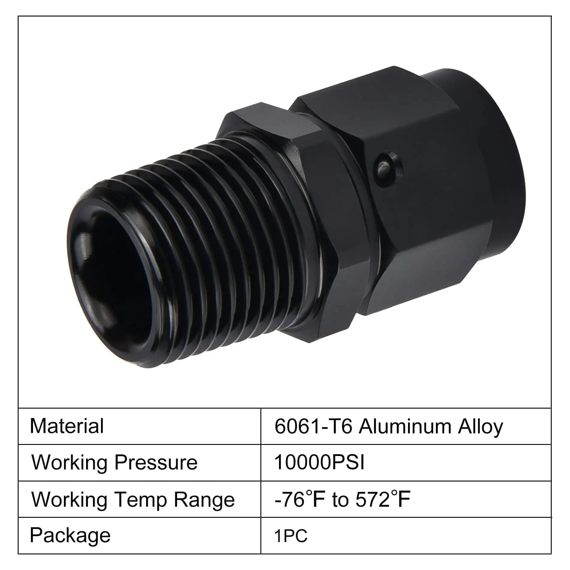 EVIL ENERGY AN Female to NPT Male Swivel Fitting Aluminum Sale