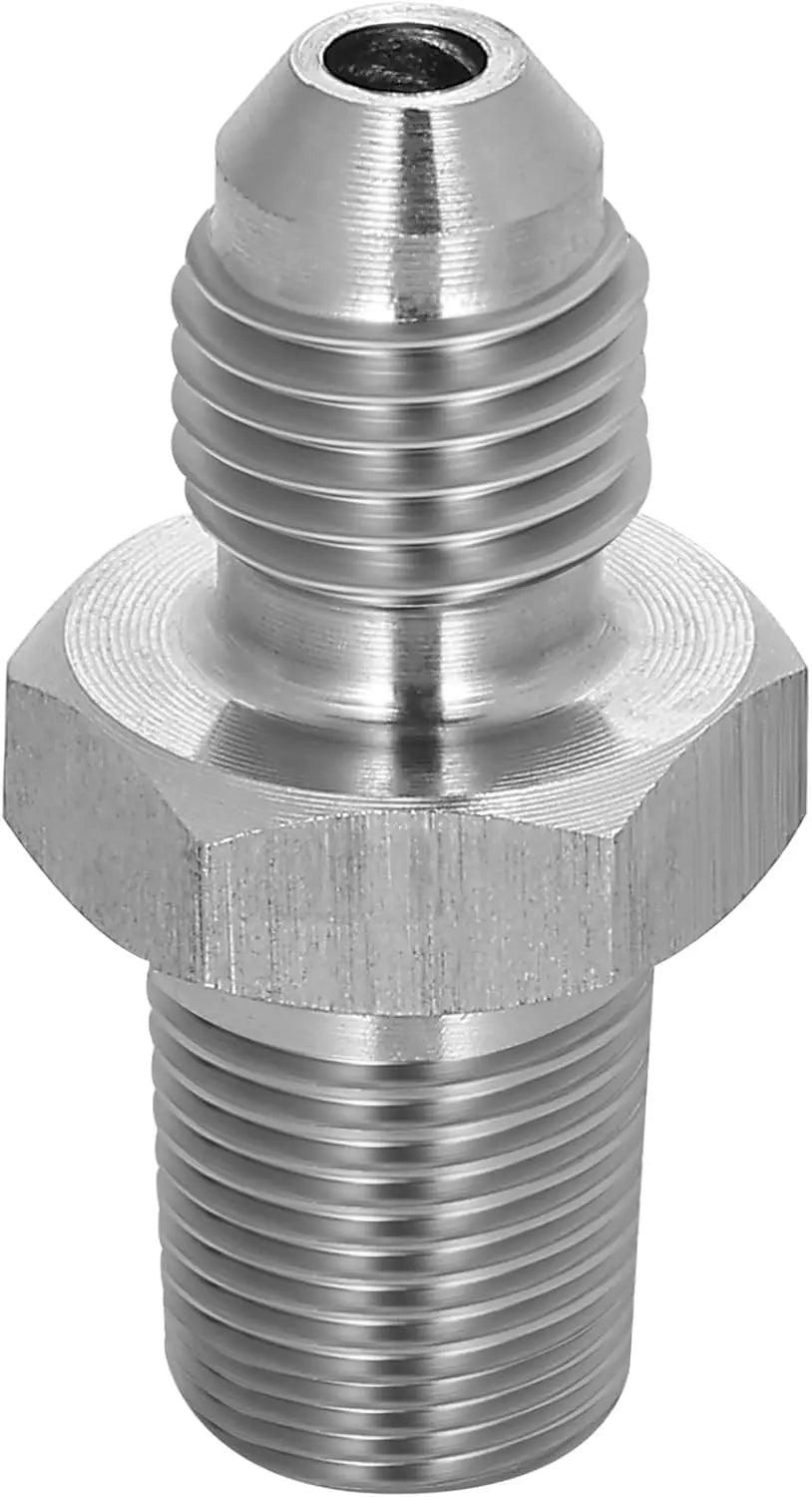 EVIL ENERGY AN Male Flare to NPT Pipe Fitting Adapter Stainless Steel Straight