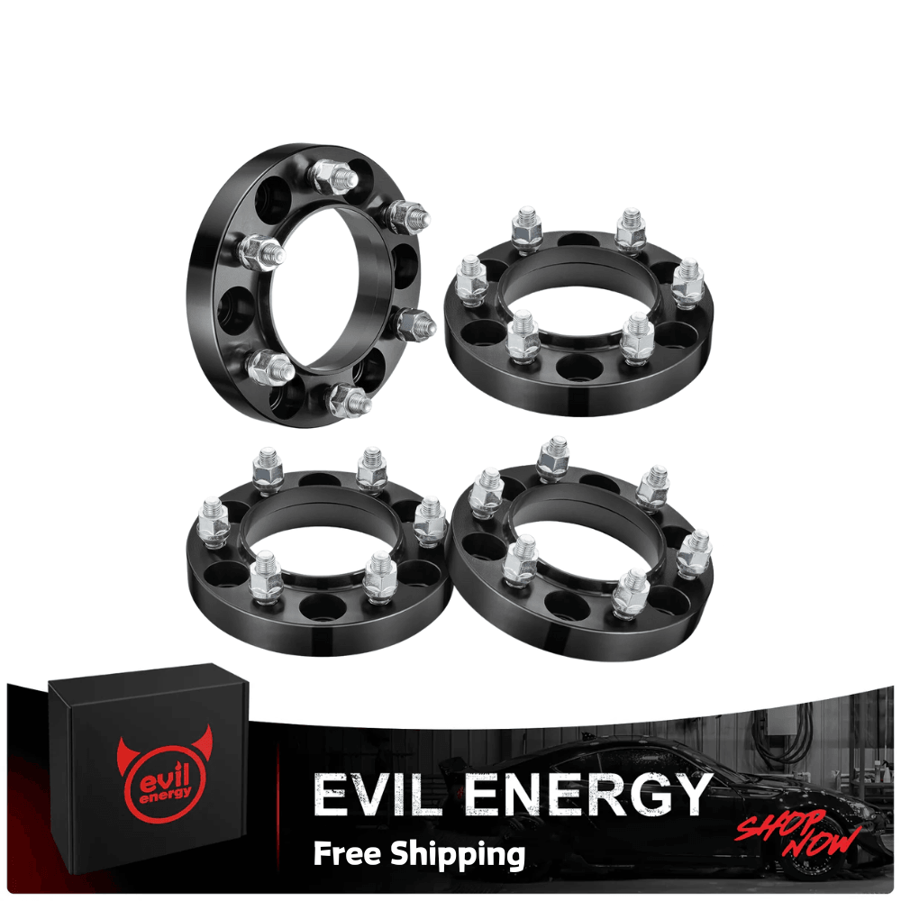 EVIL ENERGY Wheel Spacers 6×135 for F-150, Expedition, Lobo 2015-2023 4WD (1.5 Inch) – 4PCS