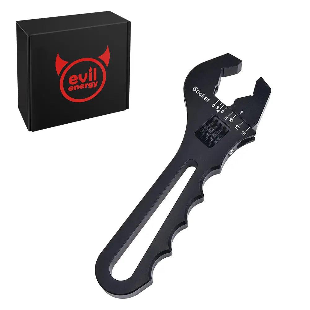 EVIL ENERGY Hose Fitting Adjustable Wrench 3AN-16AN Spanner Lightweight Aluminum