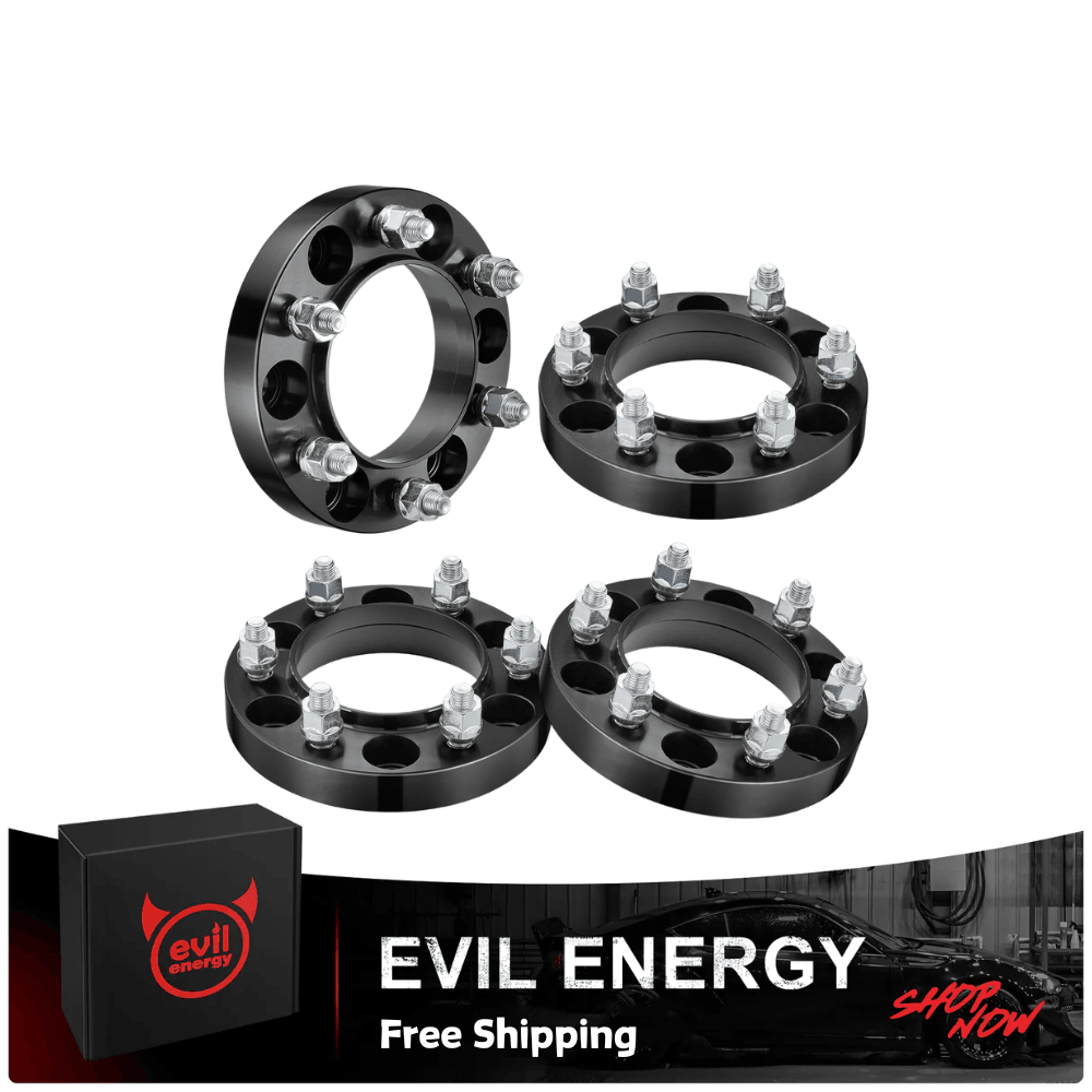 EVIL ENERGY Hubcentric Wheel Spacers 6X5.5 for Toyota & Lexus- 4PCS (1/1.25/1.5/2.0 Inch) on Sale