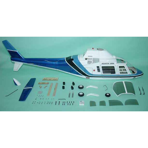 Funkey 700-Size Agusta 109A Scale Fuselage – Blue
