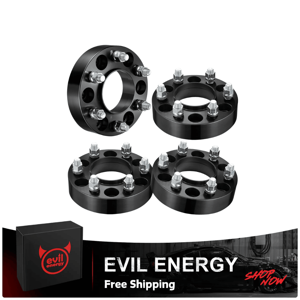 EVIL ENERGY Wheel Spacers 6X5.5 for Ram 1500 (2019-2022) – 1.5 Inch Centric Tire Spacer, Set of 4
