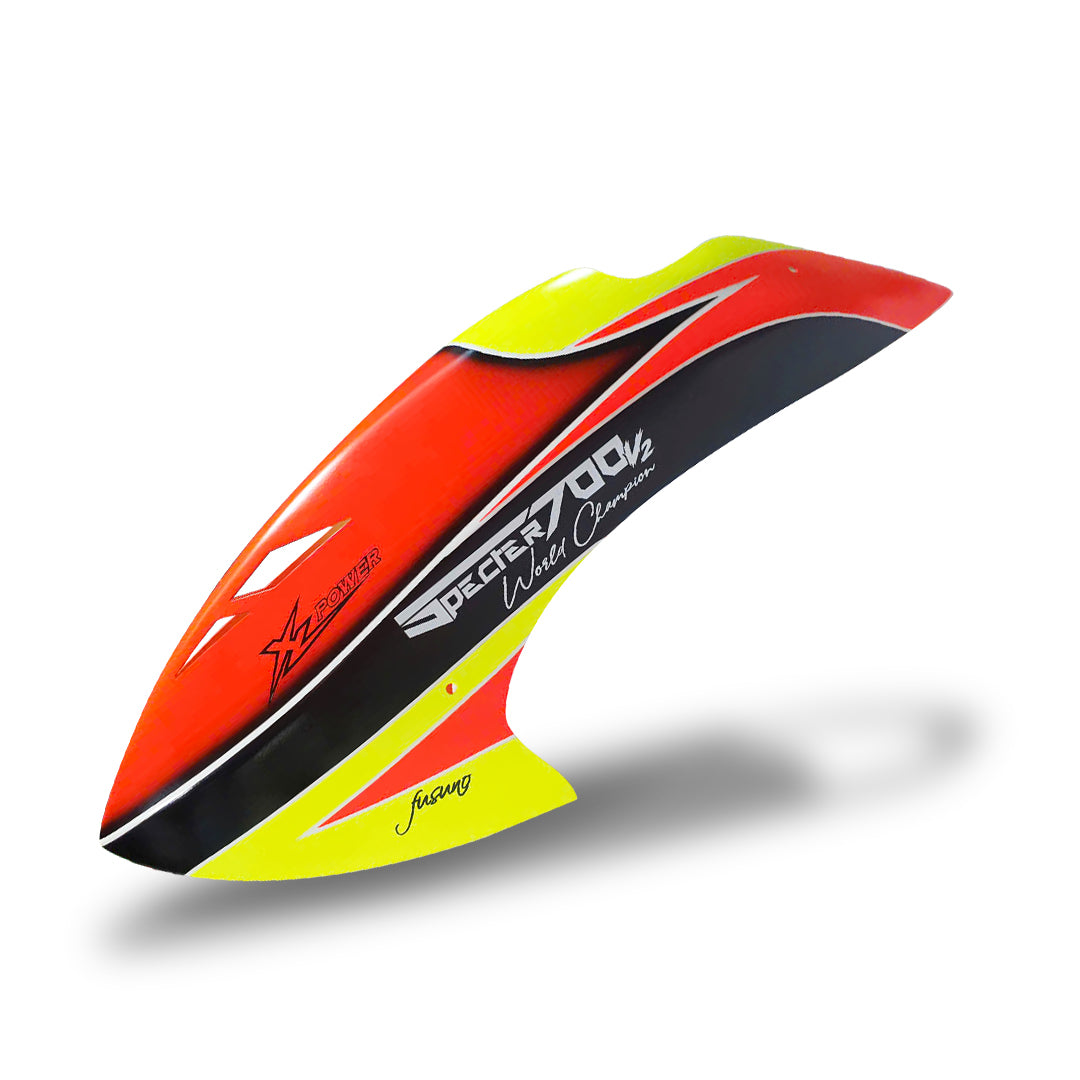 FUSUNO Canopy Specter 700V2 WC Orange/Yellow/Black w/ Orange Decal Supply