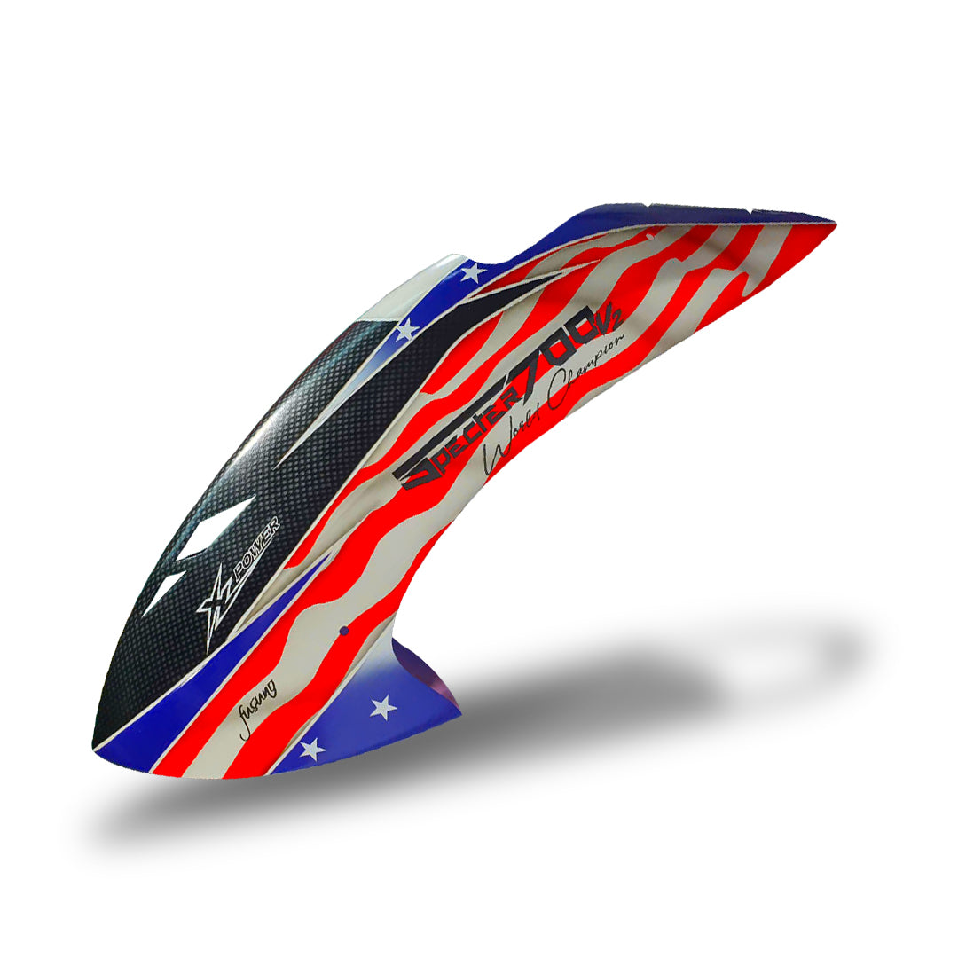 FUSUNO Canopy Specter 700V2 WC USA Flag w/ White Decal Online Sale