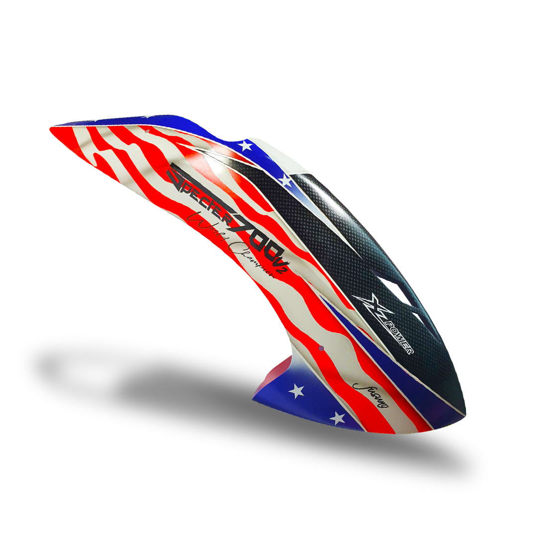 FUSUNO Canopy Specter 700V2 WC USA Flag w/ White Decal Online Sale