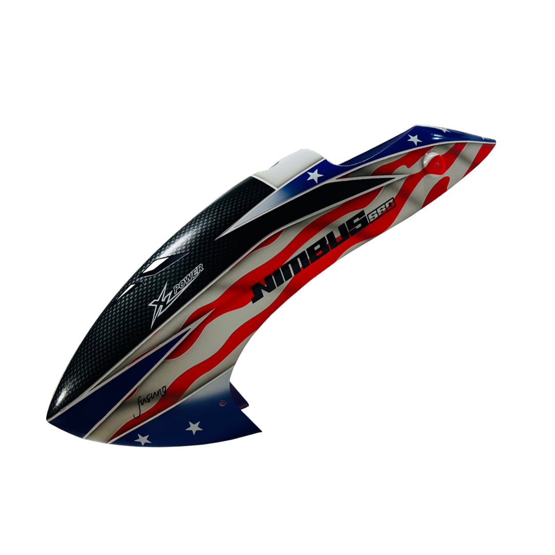 Fusuno Canopy XLPower Nimbus Nimbus 550 V2/Nitro 550 USA Flag Sale