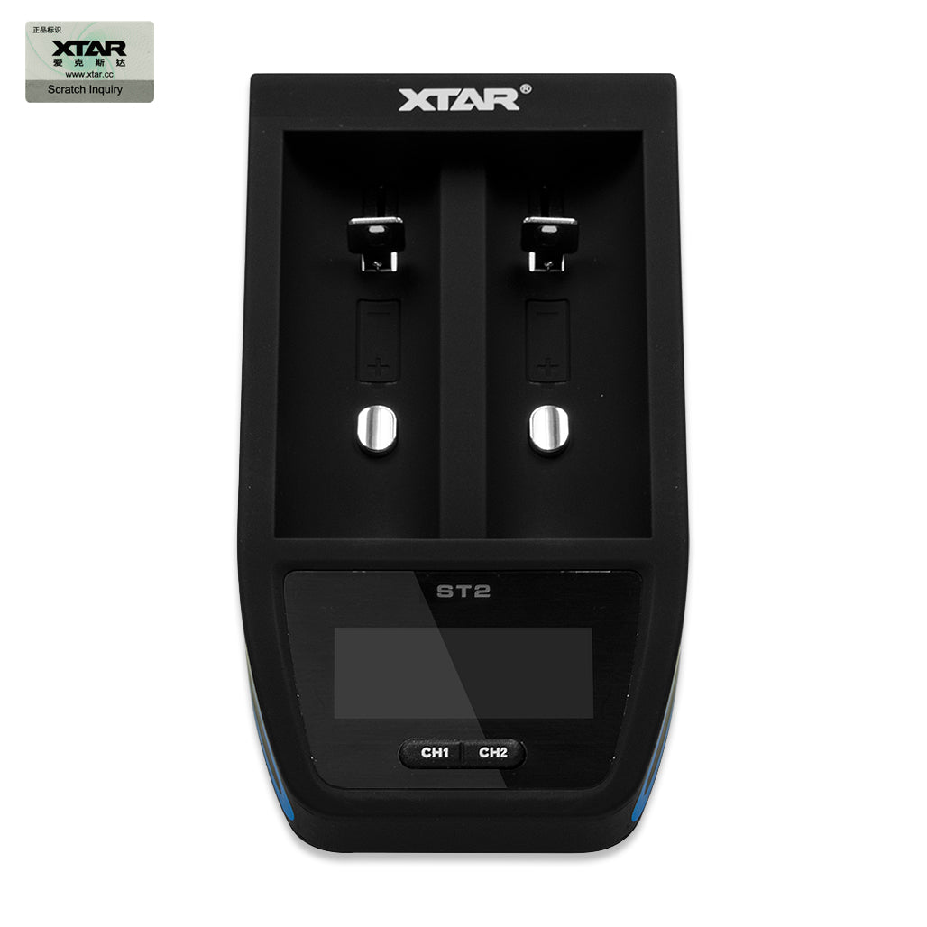 XTAR ST2 4.1A Fast Two Channel Battery Charger on Sale