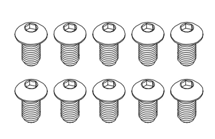 Goosky RS4 Screw Set M2.5x5mm