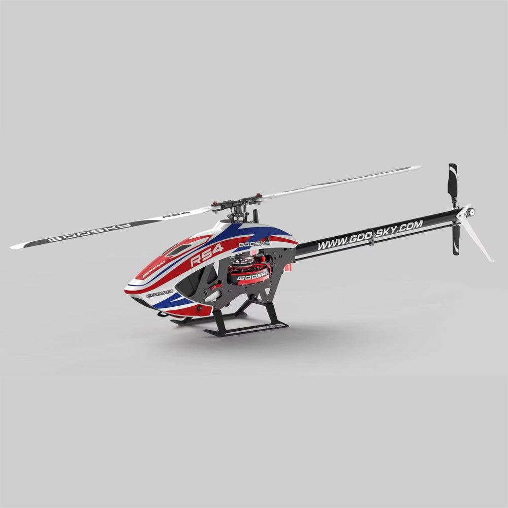 Goosky Legend RS4 Venom Helicopter COMBO w/ 80A ESC – White (Unassembled)
