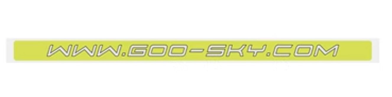 Goosky RS4 Tail Boom Sticker – Yellow