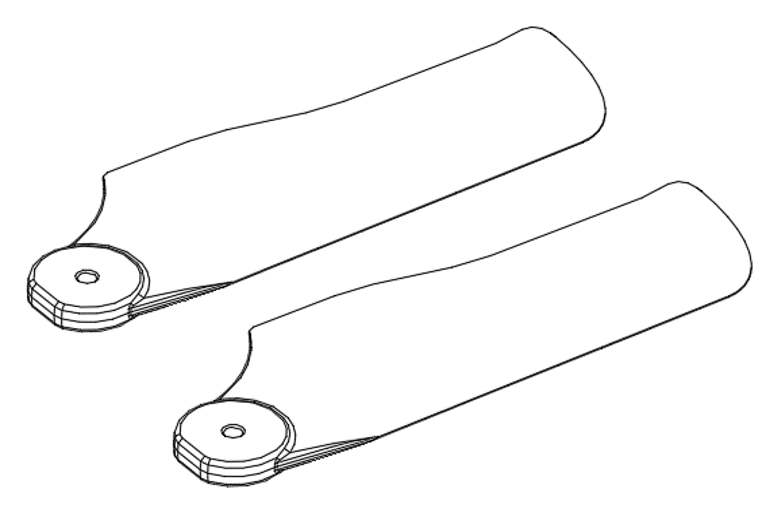 Goosky RS4 Plastic Tail Blades Sale