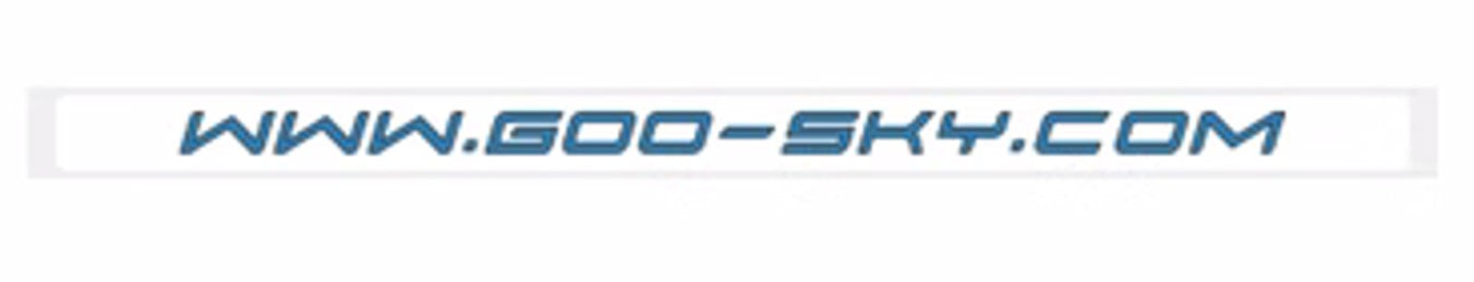 Goosky RS4 Tail Boom Sticker – White