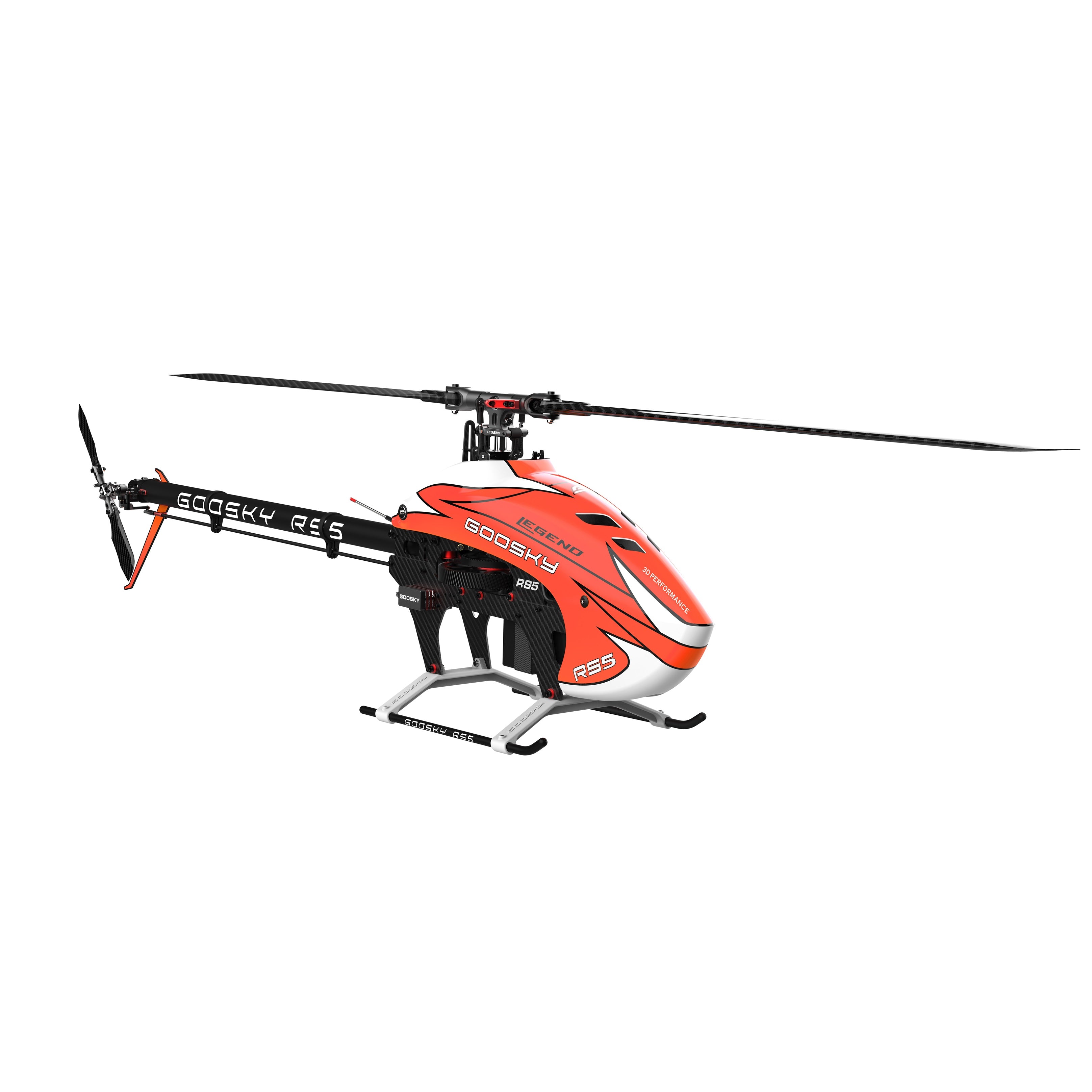 Goosky Legend RS5 Helicopter Kit w/ Blade – Orange (Unassembled) Online Sale
