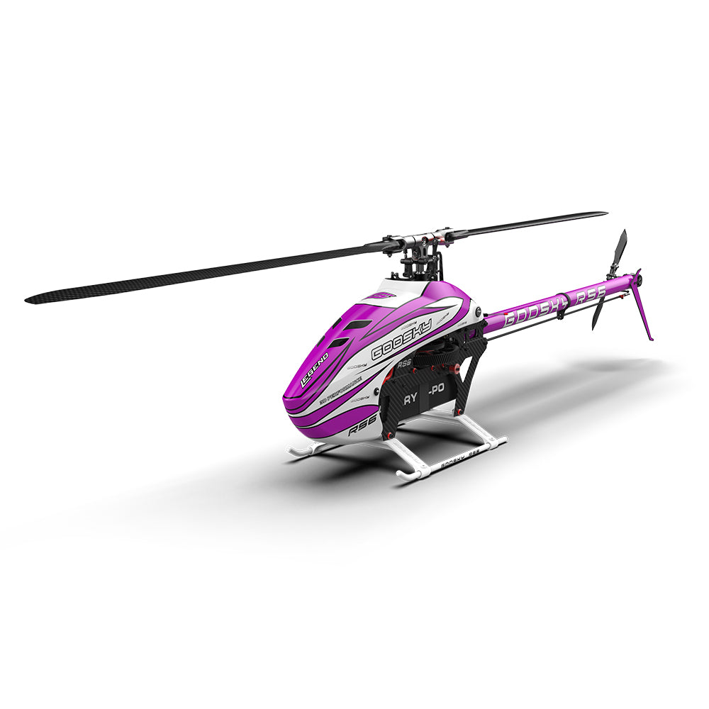 Goosky Legend RS6 Helicopter Kit w/o Blades – Purple (Unassembled)